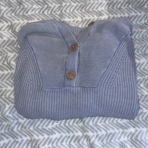Sonoma hooded blue sweater, size small, lightly worn